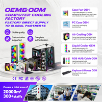Nouveau boîtier de PC gaming MicroATX Mid Tower avec panneau latéral en verre trempé, construction en acier et configuration de refroidissement supérieure pour composants de PC de bureau