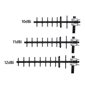 Antena Yagi VHF UHF GSM, Totalmente Soldada, 7, 9 y 10 Elementos, Alta Ganancia 10dBi 11dBi 12dBi, Antena Direccional - Product Image 1