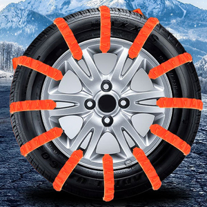 Cadenas de Nieve para Neumáticos de Invierno de Plástico, Cadenas de Nieve de Nailon Duraderas, Cadenas para Nieve y Barro, Cadenas para Neumáticos de Camión y Automóvil, Correas de Sujeción Rápida - Product Image 1