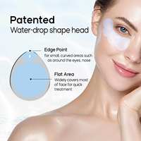 Dispositivo de Electroporación para el Cuidado de la Piel, Estimula la Circulación Linfática Facial, Reduce los Poros, Blanquea y Reafirma la Piel, para Salón de Belleza