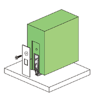 Burlete Flexible Insonorizante de Aluminio Industrial para Puertas de Hotel CS, Sello Inferior de Puerta Antiruido