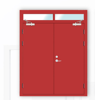 Porte en bois ignifugée certifiée norme américaine et canadienne, 20, 60, 90 minutes, pour les marchés des États-Unis et du Canada, projets hôteliers, d'hôtellerie et d'appartements
