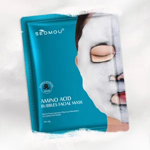 SEOMOU Masker Korea untuk Membersihkan Sel Kulit Mati dan Masker Busa Pembersihan Mendalam