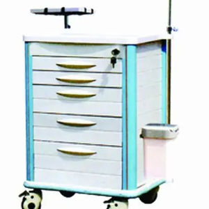 (MS-T530A) <b>Medical</b> Emergency Nursing Treatment <b>Trolley</b> ABS <b>Trolley</b> - Product Image 1