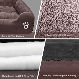 Hochwertiges Hundebett im Großhandel, Personalisiertes Haustierbett aus PP-Baumwolle, Warmes, Gemütliches, Natürliches Plüsch-Hundekissen in Verschiedenen Größen für Katzen und Hunde - Product Image 4