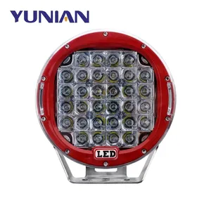 Lampu Berkendara LED Offroad Tahan Air 9 Inci 96W Daya Tinggi untuk Jeep Wrangler Toyota untuk Hummer SUV ATV UTV 4X4 Mobil