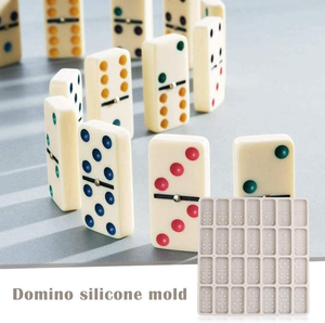28 sâu răng Nhựa Tự Làm sáng bóng kẹo Khuôn đất sét Silicone Domino hộp Epoxy khuôn nhựa - Product Image 4