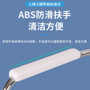 <b>Portable</b> <b>Commode</b> Chair Stainless Steel Foldable Backrest Toilet Seat For Elderly Multifunction Health Product - Product Image 1