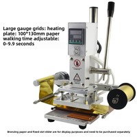 Machine à estamper à chaud semi-automatique pour le cuir, le papier, le PU, le PVC, le bois, le gaufrage, la marque, nouvelle