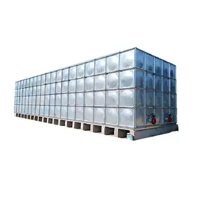 1500 cubic meter strong long life heavy duty hot dip galvanized steel panels bolted assembled HUGE water tank