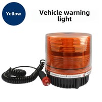Prise 12V/24V Allume-cigare ABS Matériau Aimant Plafond Flash Lumière pour Voitures Camions Grues-Avertissement de trafic Obstacle Light