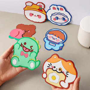 Posavasos de Silicona Suave de PVC con Diseño de Dibujos Animados, Antideslizante, para Tazas de Té - Product Image 3