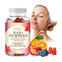 Gummies NAD+ Resvératrol Plus, Nicotinamide Adénine, Vitamine D3 K2, Dinucléotide, Complément anti-âge, Soins de la peau, Gummies NAD