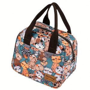 Sac isotherme imperméable pas cher pour le déjeuner, la plage, le pique-nique, l'école, sac à lunch isotherme - Product Image 4