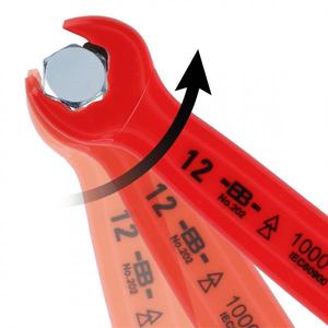 KS TOOLS-117,2265 Llave de carraca abierta con aislamiento protector-LLAVES AISLADAS EAN 4042146748831 1000V - Product Image 2