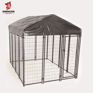 OEM/ODM Jaring Udara Terbuka Pena Anjing Logam Luar Ruangan dan Berjalan Di Luar untuk Hewan - Product Image 6