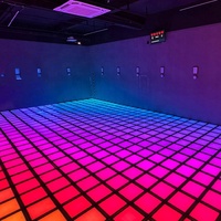 Plateforme LED interactive 30x30cm à grille de pixels pour salle de jeux, idéale pour jeux de danse, activités d'équipe et jeux d'évasion - Produit phare