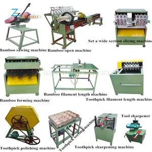 Bambus Zahnstocher Herstellung Maschine/Zahnstocher Herstellung Maschine Linie zum Verkauf