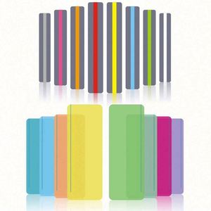 Transparent PET Plastic Water Resistant 14 Colors Letterpress Printed Rectangular Cartoon Simple Style Promotional <b>Bookmarks</b> - Product Image 4