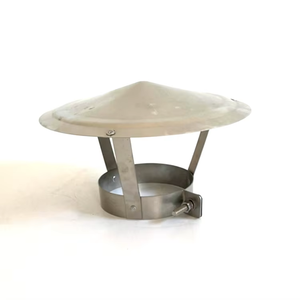 Cappuccio Antipioggia Conico in Acciaio Inossidabile, Cappuccio Antipioggia Rotondo - Product Image 1