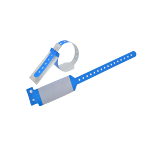 Pulseras Adhesivas de Identificación Médica de PVC Vinilo Suave Impermeable para Pacientes Adultos de Hospital - Product Image 1