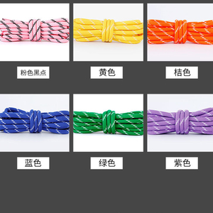 GON22 Sport Style Two Tone Four Diagonal Latchet Shoestring High Top <span class=keywords><strong>Martin</strong></span> Size Measure Par de cordones de poliéster para senderismo - Product Image 3
