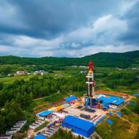 Plateforme de forage terrestre 2000HP AC VFD 70DBT, capacité 7000m, robuste, pour exploration en milieu désertique et montagneux (550-3000HP)