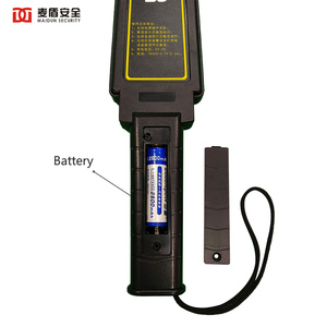 LCD 디스플레이 금속 탐지기 보안 시스템 휴대용 금속 탐지기 감도 공항 바디 스캐너 보안 지팡이 - Product Image 5