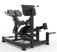 Machine de musculation multifonctionnelle professionnelle à charge libre pour la gym, double 45, pour extensions de hanches et développement des fessiers