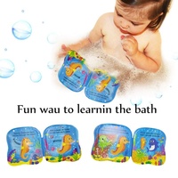 Umwelt freundliche Kinderbücher Bad Magic Printing Weiche wasserdichte Baby PEVA Schwamm Schaum Bad Bücher für Kinder