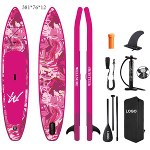 Racing Supboard 12'6/381cm Drop Stitch RACE SUP Board Paddle <b>Inflatable</b> With US Race Fin COLORFUL <b>Inflatable</b> Sup Board Wi - Product Image 4