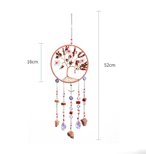 Acchiappasogni in Cristallo <span class=keywords><strong>Albero</strong></span> della Vita con Ciondolo Occhio di Allah, Decorazione Murale per la Casa - Product Image 5
