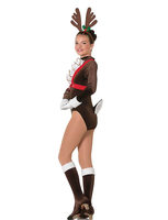 Costumes de danse pour filles, tenue de scène pour enfants, robe de danse animale, robe de ballet en velours pour enfants, tutu de renard