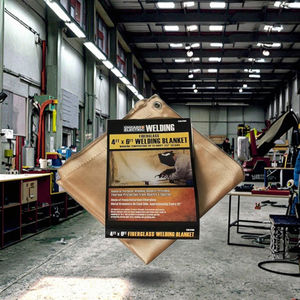 उच्च तापमान इन्सुलेशन फायरप्रूफ सिलिकॉन वेल्डिंग सुरक्षा कंबल फायर रीटनेंट ग्लास फाइबर कपड़े रोल प्रतिस्पर्धी - Product Image 1