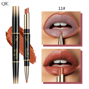 Hot Double Head 2 in 1 <strong>Lipstick</strong> and Lip Liner Pen Waterproof <strong>Matte</strong> <strong>Lipstick</strong> With 14 Colors - Product Image 3
