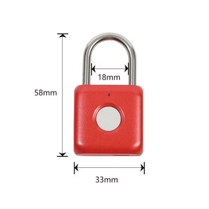 BBDHOME <span class=keywords><strong>Cadenas</strong></span> à empreintes digitales intelligent Petite sécurité Haute sensibilité Ultra-longue Endurance <span class=keywords><strong>Valise</strong></span> de gymnastique <span class=keywords><strong>Cadenas</strong></span> à empreintes digitales intelligent - Product Image 6