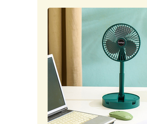 Venta caliente regalo 3 velocidades USB recargable ajustable plegable portátil mesa escritorio ventilador escritorio USB ventilador - Product Image 4