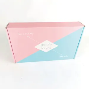 블랙 핑크 크래프트 종이 상자 작은 비즈니스 미니 포장 상자 공급