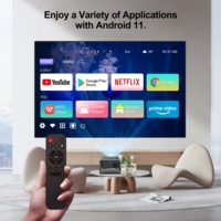 Mini Smart TV Q1 Más Vendido, Sistema Android 11, Videojuegos Portátiles, HD 720P, Juegos, Películas 3D, Modelo LCD, Proyector Digital