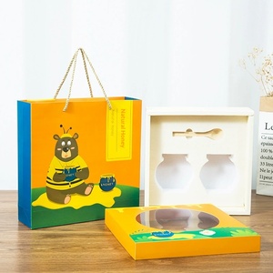 Caja de Regalo de Miel de Lujo Personalizada con Ventana, Diseño Premium de Tapa Tierra-Cielo para Venta al por Mayor - Product Image 2