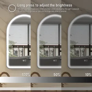 Miroir intelligent LED avec musique Bluetooth et commande vocale Alexa pour salle de bain principale - Product Image 6