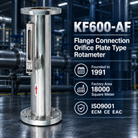 Indikator Aliran Air dan Udara Tekanan Rendah SS304 IP65 Sambungan Flens Flow Meter Orifice Teralihkan