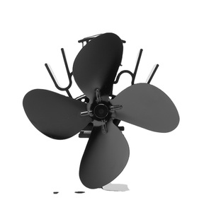 Heaters <strong>for</strong> Winter Home <strong>Wood</strong> <strong>Burning</strong> Fireplace 4 Blades Silent Ecofan Pellet <strong>Stove</strong> Heat Powered Exhaust <strong>Stove</strong> <strong>Fan</strong> - Product Image 1