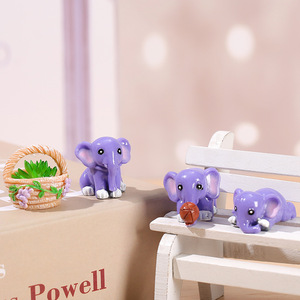 Adorno Creativo de Resina con Forma de <span class=keywords><strong>Elefante</strong></span> para Decoración <span class=keywords><strong>del</strong></span> Hogar, Jardín, Mesa de Arena, Micropaisaje DIY - Product Image 2