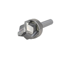 Pattern Flush Trim Router Bit Bottom Clearing 3 Flûte, Shank Bearing Downcut Spiral for Template Trimming -1/4 "Shank