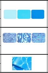 S.G.Tech Swimming Pool PVC Liner Rectangle Blue <b>Mosaic</b> Tile Pattern Waterproof Durable Easy Install Outdoor Pool Cover - Product Image 4