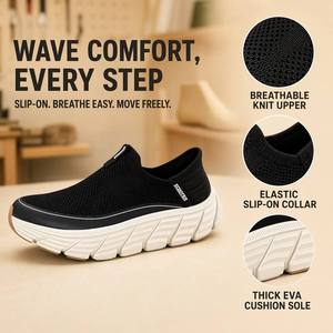 Mocassini da Uomo con Lacci OEM ODM |   Scarpe Estive da Passeggio con Tomaia in Rete Traspirante |   18 Anni di Esperienza - Product Image 4