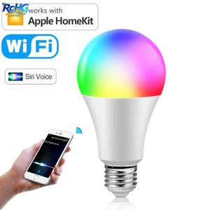 Bombilla LED Inteligente con Control por Aplicación Homekit, Bombilla LED E27 de 9 W, 110 V, 220 V, Control por Voz <span class=keywords><strong>Siri</strong></span>, Dohome para Alexa Echo y Google Home - Product Image 1