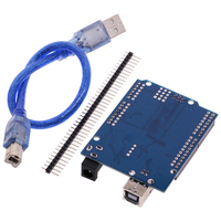 Máquina de grabado CNC Shield V3, impresora 3D + 4 piezas A4988/DRV8825/AT2100, placa de expansión del controlador para Arduino + R3 con cable USB