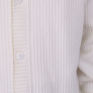 LOGOTIPO personalizado OEM y ODM Hombres Suéter Polos Cárdigan de manga larga Algodón Cuerda torcida Suéter superior de punto Hombres Polo camiseta - Product Image 4